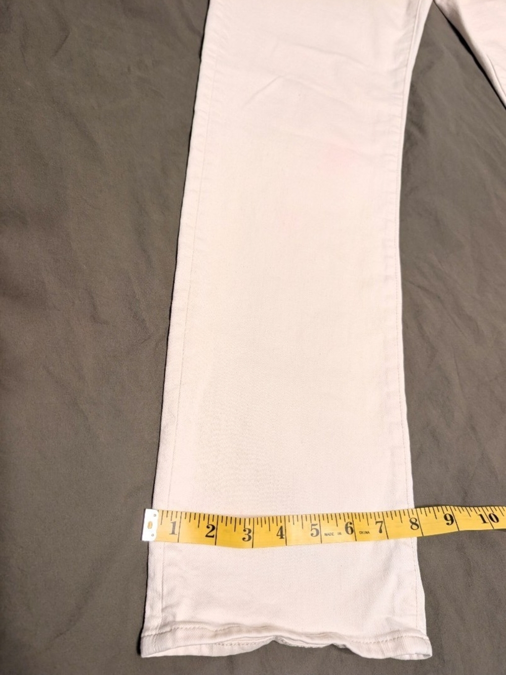 Madewell High-Rise 90s Straight Jeans, Size 26, Cream Color - Picture 6 of 11